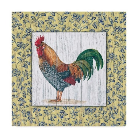 Lisa Audit 'Rustic Rooster 4' Canvas Art,24x24